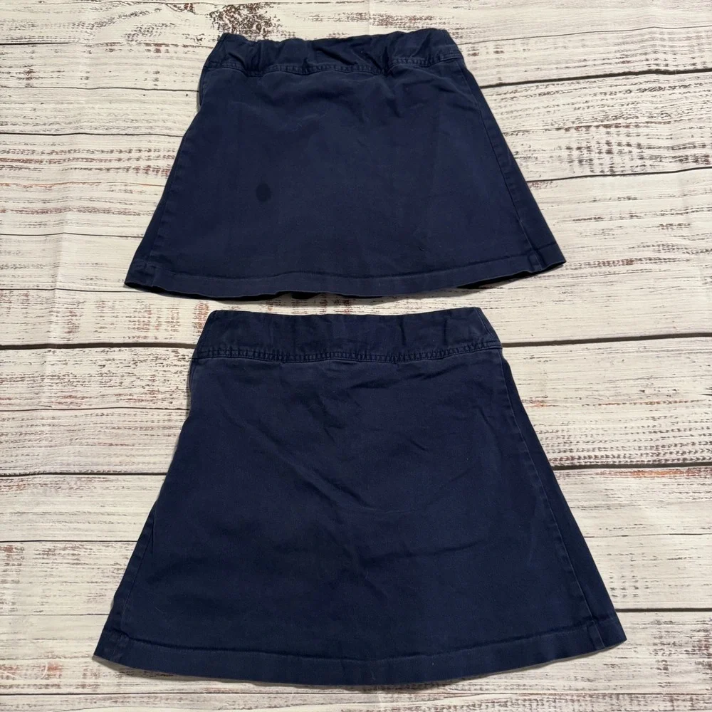 The Childrens Place Skorts Set Of 2 Blue School Uniform Skirt Girls‎ Size 12
